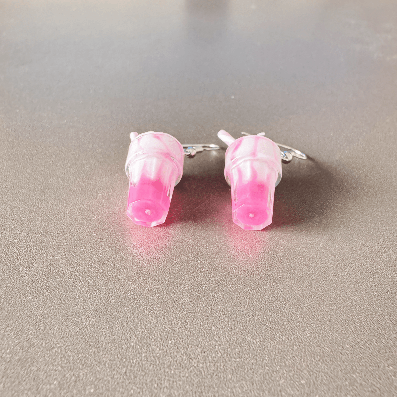 Ice Cream Sundae Pendant Earrings for Women